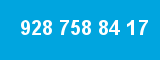 928 758 84 17
